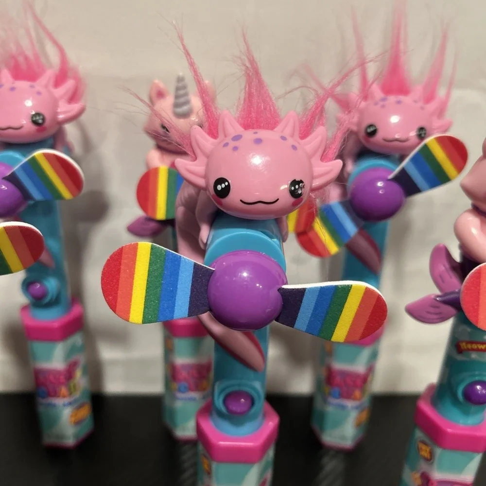 Sweet Squad Candy‎ Fan Ages 3+ Axolotl & Unicorn Cat Mermaid Party Favors